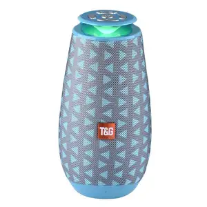 2021 새로운 디자인 TG508 무선 미니 음악 슈퍼베이스 휴대용 블루 치아 스피커 다채로운 스피커