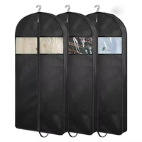 Housse de vêtement personnalisée respirante en non-tissé pour costumes et manteaux, sac anti-poussière pour le rangement des vêtements