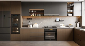 Armarios de cocina modulares de diseño personalizado, colección de armarios del fabricante - Product Image 5