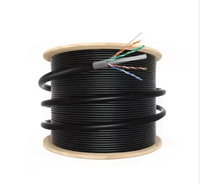 Harga Produsen Kabel Ethernet CAT6 UTP/FTP/SFTP Tembaga Murni/CCA 23AWG Kabel Komunikasi Luar Ruangan 305m/1000ft