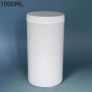 Tarro de plástico HDPE de boca ancha personalizado al por mayor, de 150 ml a 1 litro, con tapa de PP, revestimiento de aluminio y cierre de rosca, para uso con polvo químico, muestras de laboratorio y gránulos. - Product Image 5