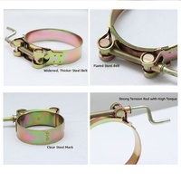 Collier de serrage pour tuyaux et flexibles en acier européen, finition zinguée, type à poignée, prix avantageux, support OEM personnalisé, vente en gros