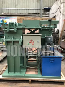 Semi-Auto hydraulic Cellular clay compressed earth brick making machine