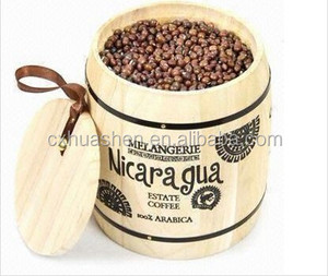 <span class=keywords><strong>Petit</strong></span> baril rond <span class=keywords><strong>en</strong></span> <span class=keywords><strong>bois</strong></span> de paulownia pour le stockage des grains de café, récipient hermétique pour la <span class=keywords><strong>décoration</strong></span> de café et de bar - Product Image 4