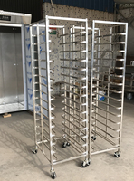 Nouvelle Armoire de Fermentation Commerciale à Roulettes pour Boulangerie, Modèle Spray Proofer, pour la Fermentation du Pain et de la Pizza