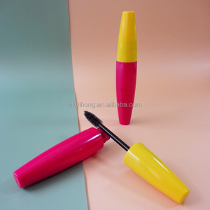 Wholesale Pink and Yellow <b>Plastic</b> Mascara <b>Tube</b> with Screw Cap Injection Color 18ml Cosmetic Container Empty Eyelash <b>Tube</b> - Product Image 5