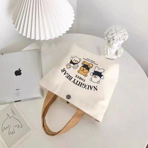 يربح الطيران بالجملة شخصية حقيبة حمل سادة شعار مخصص حقيبة تسوق قماش قطنية التسامي فارغ - Product Image 1