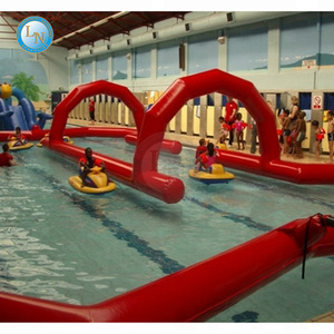 Piste de <span class=keywords><strong>karting</strong></span> gonflable robuste pour parc d'attractions extérieur, équipement de course à louer - Product Image 3
