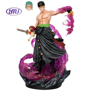 Nuevo Producto: Figura de Anime de Zoro de Onigashima, <span class=keywords><strong>Tres</strong></span> Mil Mundos GK, con Cabeza Intercambiable, Postura de Batalla, Personaje de Dibujos Animados - Product Image 1