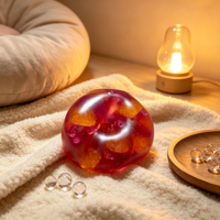 Nouveau Jouet Anti-Stress en Plastique à Presser, Balle de Maltose en Gelée de Raisin et Noix de Coco, Ambiance Cool, Cadeau de Décompression pour Enfants de 5 à 7 Ans
