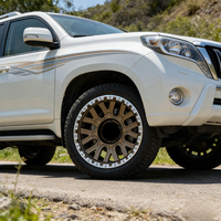 Jantes tout-terrain en alliage d'aluminium avec rayons en bronze antique mat, 18 pouces 5x143.1 5x127, adaptées à la Ford F150.