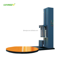 Machine d'emballage automatique de palettes LIANGZO à haute efficacité, machine d'emballage de palettes industrielle, enrouleur de palettes contrôlé par PLC