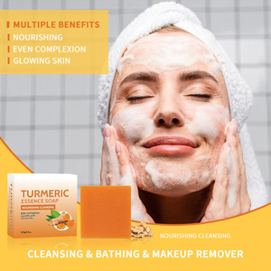 Jabón Artesanal de Cúrcuma <span class=keywords><strong>y</strong></span> Jengibre, Nutritivo, Hidratante <span class=keywords><strong>y</strong></span> Exfoliante, con 3 Años de Duración, para Baño <span class=keywords><strong>y</strong></span> Cuidado de la Piel - Product Image 6
