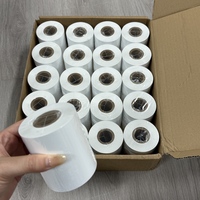 Penjualan pabrik pita tinta Resin putih 80mm x 300M 110mm x 300M pita Transfer termal Resin Premium TTR pita Printer kode batang