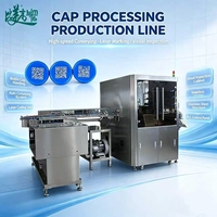 Ligne de production entièrement automatique de marquage de bouchons de bouteilles, équipement d'intégration d'automatisation, dispositif d'exclusion des défauts contrôlé par PLC