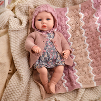 Poupées réalistes de 18 pouces, mignonnes, avec fonction musicale, bébés en silicone, poupées reborn, jouets pour filles