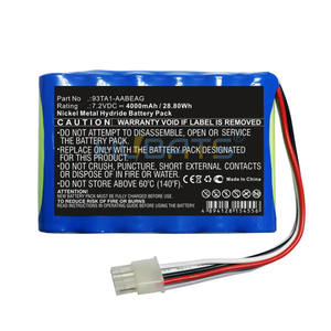 <span class=keywords><strong>Ni</strong></span>-<span class=keywords><strong>MH</strong></span> 7,2 В 4/3 А 4000 мАч Nimh аккумулятор 17670 4000 мАч 7,2 В 4/3 А 4А для эндресс Hauser просонический поток 91 Вт просонический поток 92F 93C поток - Product Image 2