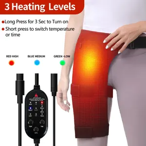Elétrica Aquecida Hip Brace Heat <span class=keywords><strong>Pad</strong></span> para Homens/Mulheres-Artrite/Coxa/Nádega Alívio Da Dor Ciática Nervo Alívio Presente de Aniversário para - Product Image 5