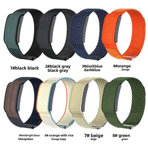 Correa de reloj de nailon 2026 de 24 mm, lavable, de tela elástica, estilo oficial, pulsera de repuesto exclusiva para <span class=keywords><strong>Amazfit</strong></span> Helio - Product Image 6