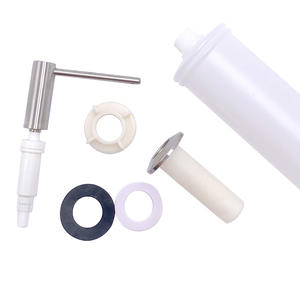 Distributeur de savon à pression en acier inoxydable 304, commande manuelle pour évier de cuisine, installation facile, sur mesure, chromé - Product Image 1