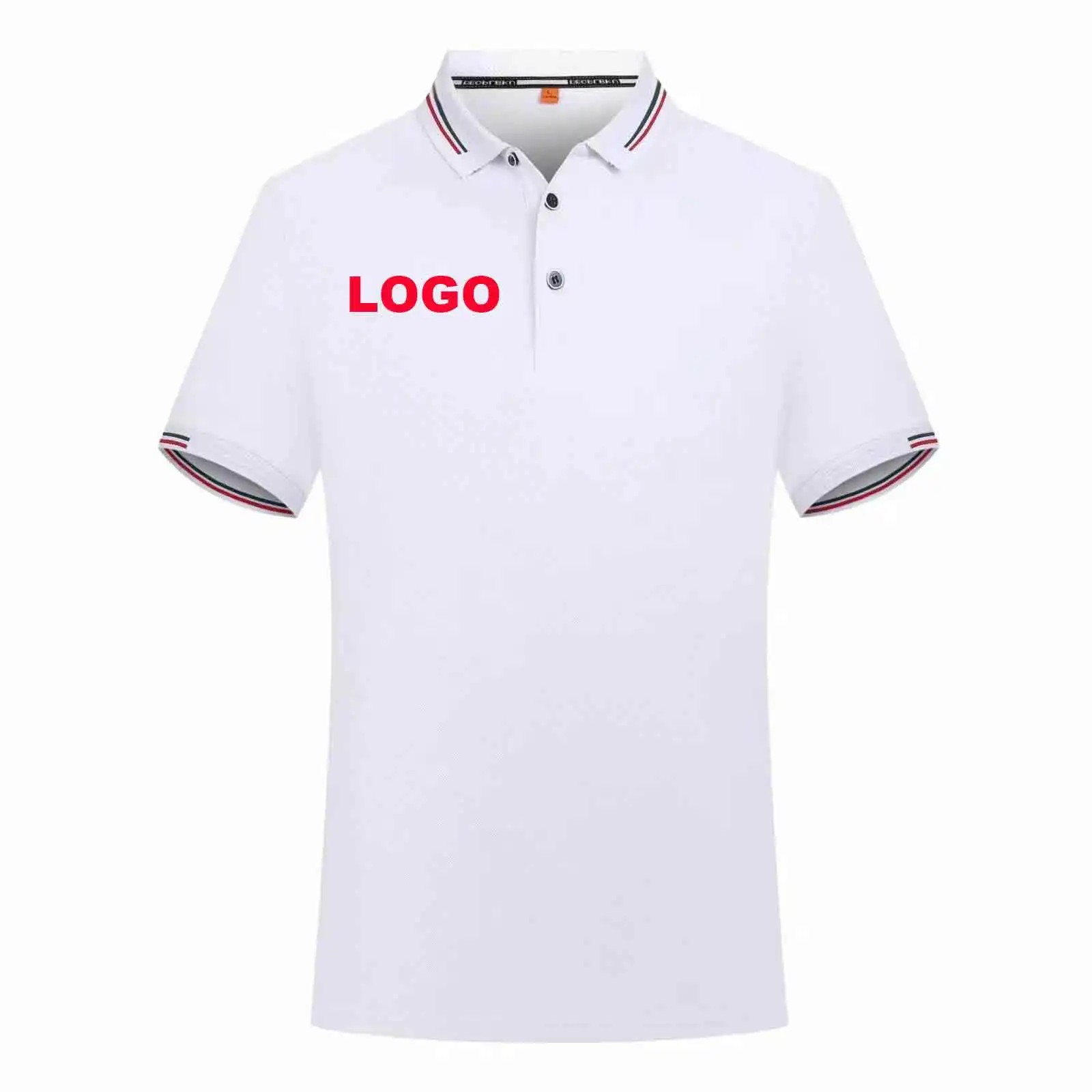 Gran descuento, venta al por mayor, camiseta polo del personal, camiseta con logotipo para ropa de verano para hombre