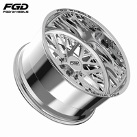 Jantes de camion forgées à rebord profond polies 24x14 26x12 28x14 8x6.5 8x180 8x170 pour Ford F250 F350 Sierra Ram GMC Silverado 2500 3500