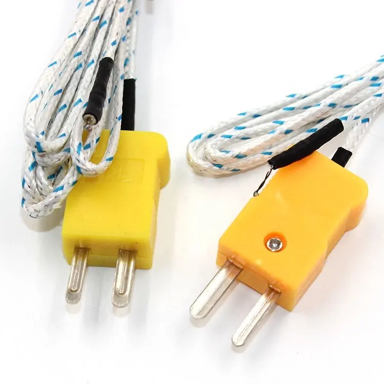 Thermocouple nu de type K en béton de ciment Capteur de température avec sonde Ligne de mesure de détection de température/point Therm de type K