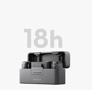 2 2TX+1RX Rechargeable <b>Wireless</b> Interview <b>Microphone</b> System Dual Charging Case for Camera Smartphone Setup 2 2+1+C Recha - Product Image 4