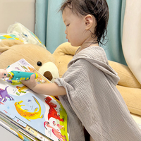 Hot-sale Baby Hooded Bath Towels for Newborn 100% Cotton Soft and Breathable