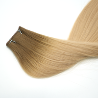 Extensions de cheveux humains vierges russes Genius Wefts XO Hole Invisible Butterfly Weft Double Drawn Cuticle Aligned Hair pour salon