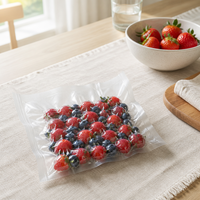 Sacs de conservation transparents prédécoupés, double couche PE PET, qualité alimentaire, 140 microns, thermoscellables, hermétiques, adaptés au congélateur, pour le riz