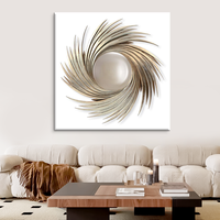 Lumière Luxe Moderne Simple Abstrait Décoration De Table Murale Style Contemporain Peinture Suspendue pour Salon