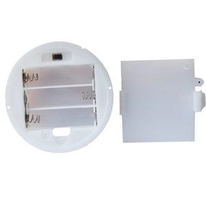 Trắng & đen 3 AA pin chủ box với On/Off chuyển đổi 4.5V LED ánh sáng ban đêm phụ kiện chiếu sáng - Product Image 3