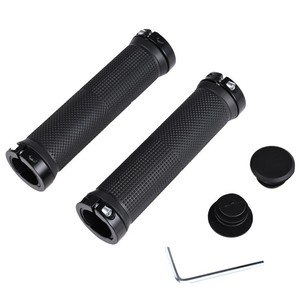 Puños para manillar de bicicleta de 22,2 mm, de goma antideslizante, para bicicleta de montaña y bicicleta de piñón fijo - Product Image 1