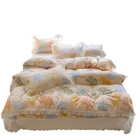 Nouveau couvre-lit populaire quatre saisons universel classe a couvre-lit en coton ensemble de literie à domicile trois pièces