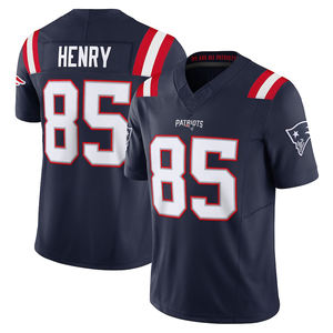 เสื้ออเมริกันฟุตบอลคุณภาพสูงสำหรับขายส่ง ปี 2025 พร้อมบริการพิมพ์ลาย # เสื้อเจอร์ซีย์เบรดี้ 12 ตัว ไซส์อเมริกา สีกรมท่า ขาว แดง - Product Image 2