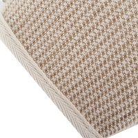 Meilleure vente 100% — pochette de maquillage en coton jute naturel, sac de rangement de cosmétiques, sac de toilette pour femmes, étiquette privée avec logo