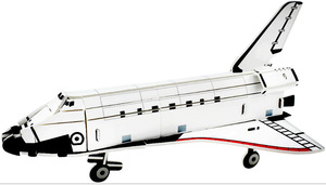 Weltraummodell Space Shuttle Long March 2 Rakete Shenzhou 11 Tian Gong 2 3D Puzzle Papier DIY Spielzeug - Product Image 6