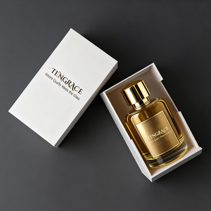Botella de Perfume de Lujo Simple de 30 <span class=keywords><strong>ml</strong></span>, Botella de Perfume de Vidrio Cilíndrica Dorada de 100 <span class=keywords><strong>ml</strong></span>, Botellas de Perfume de 50 <span class=keywords><strong>ml</strong></span> - Product Image 4
