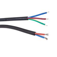 Câble d'alimentation électrique certifié VDE H05VV-F conducteur en cuivre nu toronné 30AWG 28AWG 26AWG câble multicœur