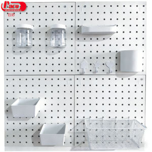 <span class=keywords><strong>Panel</strong></span> <span class=keywords><strong>Perforado</strong></span> de ABS Colorido, Blanco, Rosa, Verde, Amarillo, Negro, Tablero Ranurado, <span class=keywords><strong>Organizador</strong></span> de Pared para Oficina, Manualidades, Banco de Trabajo - Product Image 4