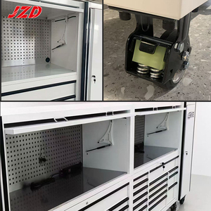 <span class=keywords><strong>Chariot</strong></span> à outils métallique robuste JZD avec <span class=keywords><strong>porte</strong></span> <span class=keywords><strong>coulissante</strong></span>, optimisé <span class=keywords><strong>pour</strong></span> <span class=keywords><strong>garage</strong></span> et atelier, assurant un espace <span class=keywords><strong>de</strong></span> rangement. - Product Image 3