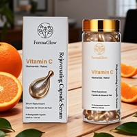 Sérum Visage Anti-Âge Rénovateur en Capsules à Marque Blanche au Rétinol, Vitamine C et Niacinamide – Éclaircissant, Raffermissant et Lissant les Rides