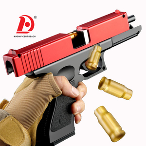 Huada Trò chơi bắn súng Hướng dẫn sử dụng vỏ ejecting Foam mềm Bullet Gun đồ chơi khí động học an toàn EVA softball G18 Súng đồ chơi Blaster Gun đồ chơi - Product Image 1