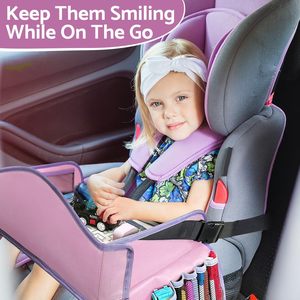 Échantillon gratuit Organisateur de siège de voiture portable Plateau de voyage pour enfants Plateau de siège de voiture pour enfants en bas âge Plateau d'activités pour les voyages pour collations/jouets/ - Product Image 3