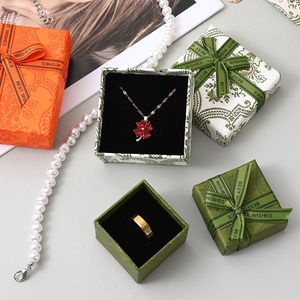 New Pack Round Jewelry Box Green Velvet Lining Elegant <b>Storage</b> Case with Lid for <b>Rings</b> and Bracelets - Product Image 4