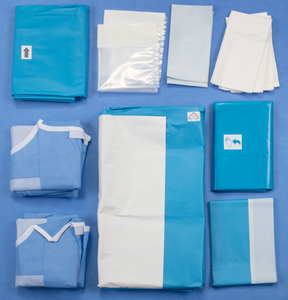 Paquetes y paños quirúrgicos cardiovasculares Fuzelong Kit quirúrgico estéril no tejido desechable - Product Image 2