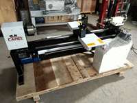 Mini tour CNC pour bois 16/26 avec moteur pas à pas pour tournage et rainurage automatiques du bois, système de contrôle professionnel 4 axes