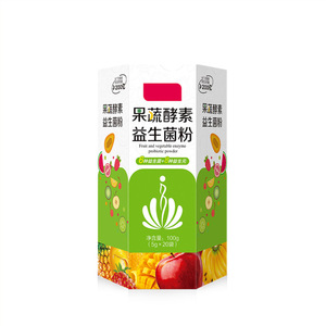 Polvo Probiótico Enzimático de Frutas y Verduras 100g 6 Probióticos 8 Prebióticos Para la Salud Digestiva - Product Image 1