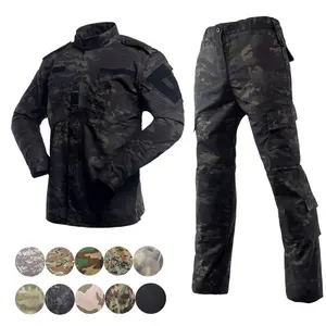 Uniforme de camouflage cp noir, prix d'usine, chasse en plein air, résistant à l'usure, sport, uniforme tactique ACU